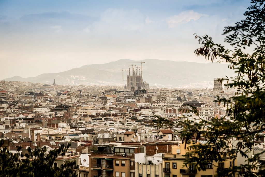 Barcelona Španija panorama mesta